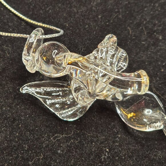 Lot Of 6 VTG Hand Blown Glass Angel Ornaments Musical Instruments - Picture 4 of 12